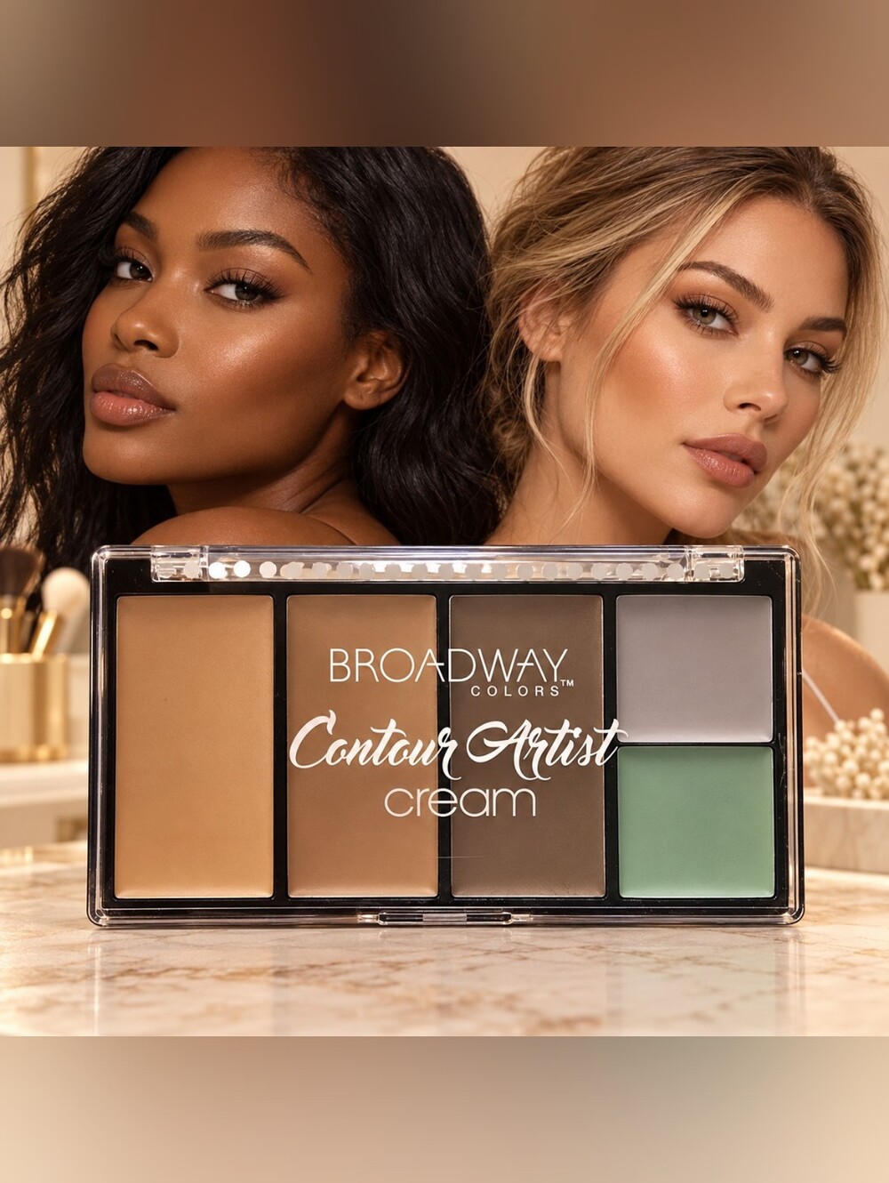 Contour Artist Cream Palette - Neutral & Green BCKO1